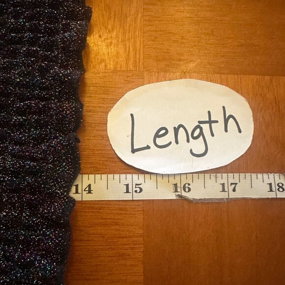 Urban Outfitters Sparkly Off-The-Shoulder Cropped Top L - Picture 5 of 5